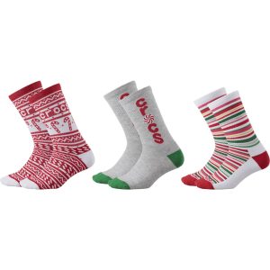 CrocsSocks Kids' Candy Cane 3-Pack