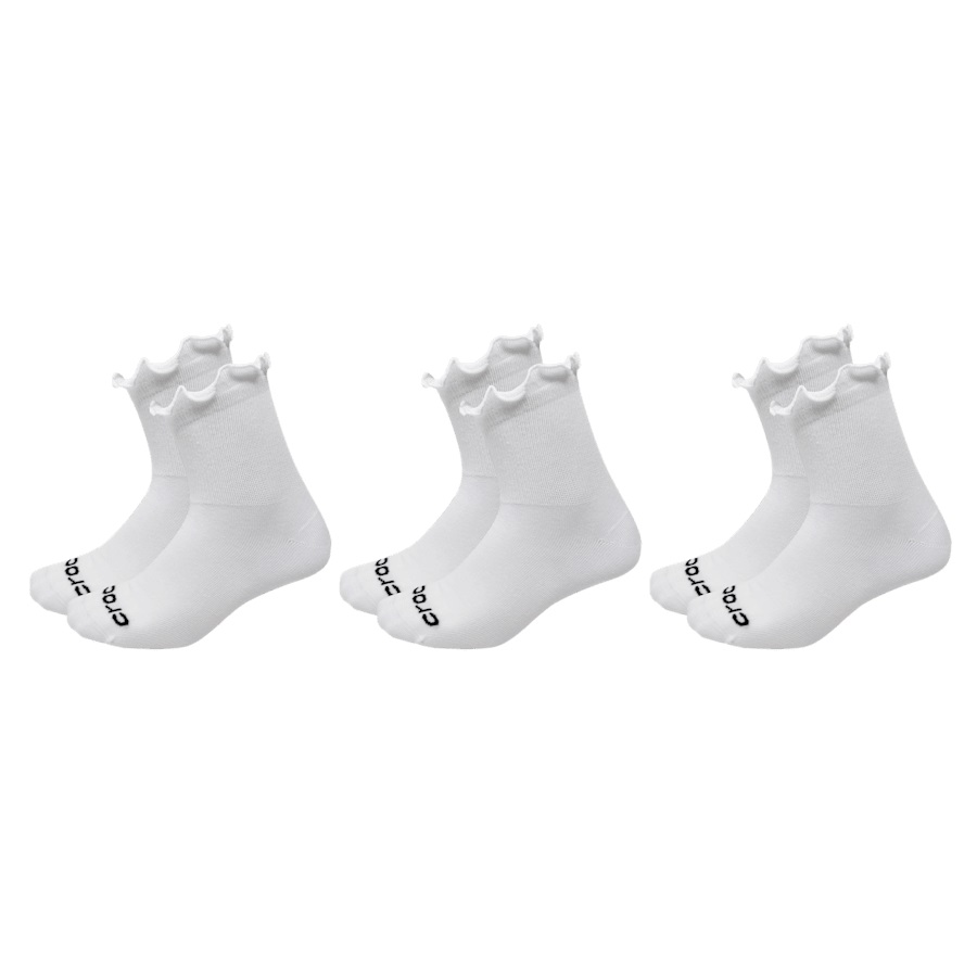 CrocsSocks Ruffle Ankle 3 PK