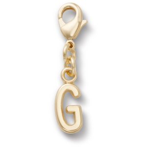 Gold Letter G Charm