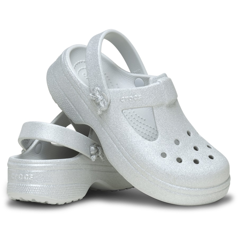 Toddler Classic Mary Jane Bow Glitter Clog - Image 2