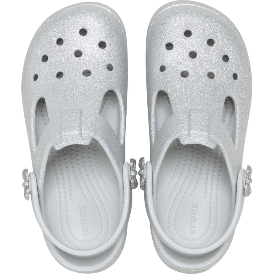 Toddler Classic Mary Jane Bow Glitter Clog - Image 3