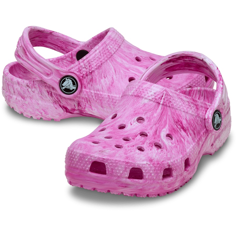 Toddler Classic Watercolor Marbled Clog - Image 2