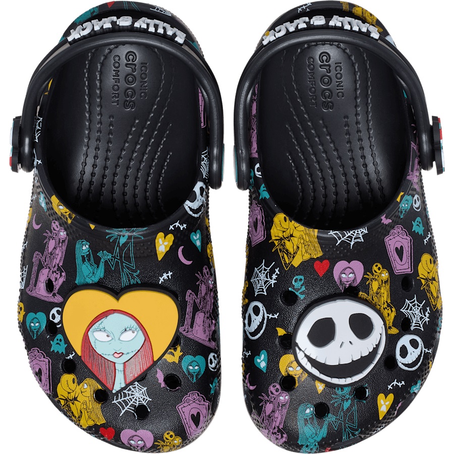 Toddlers' Disney Tim Burton's The Nightmare Before Christmas Jack and Sally Classic Clog